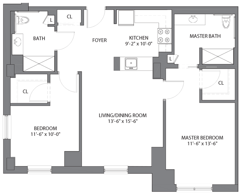 Walnut floor plan